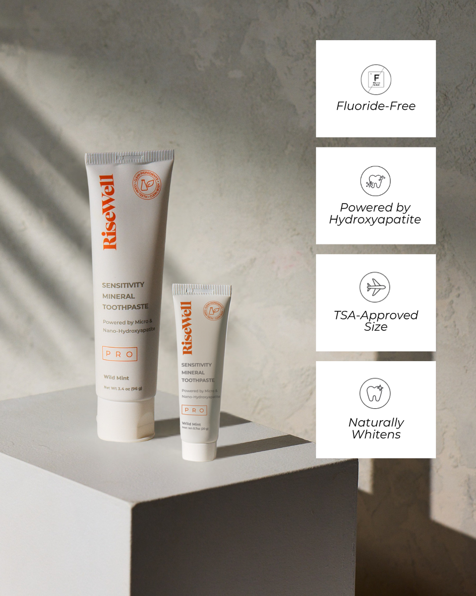 Travel PRO Hydroxyapatite Toothpaste – RiseWell