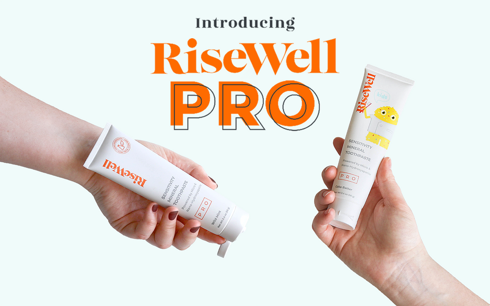 RiseWell PRO Mineral Toothpaste With Nano & Micro Hydroxyapatite!