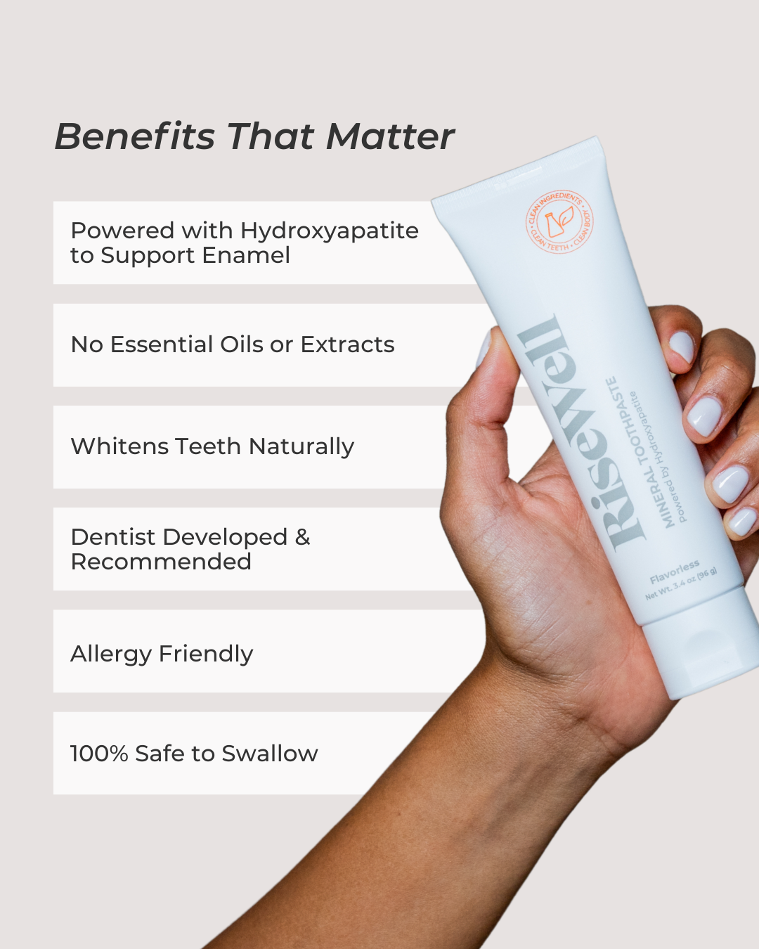 Mineral Toothpaste Flavorless