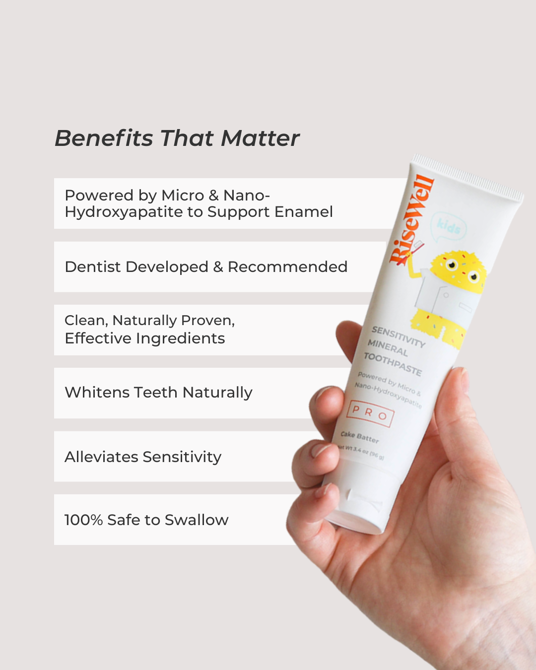 Kids PRO Mineral Toothpaste
